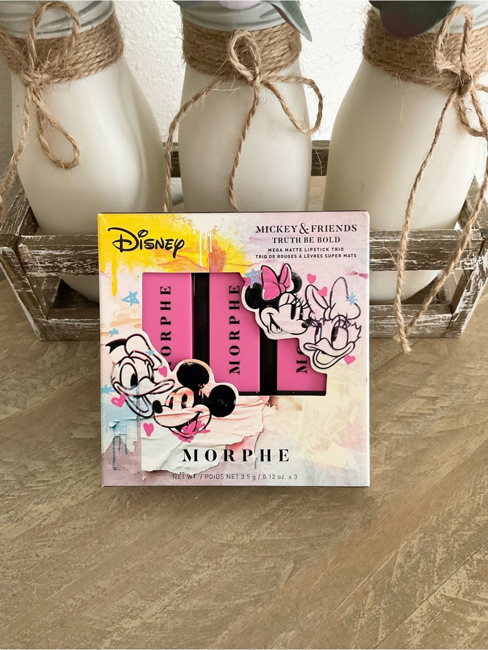 Morphe Mickey & Friends Truth Be Bold Matte Lip Trio